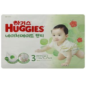 하기스 2024 네이처메이드팬티 중형 3단계 여아 64매x2팩