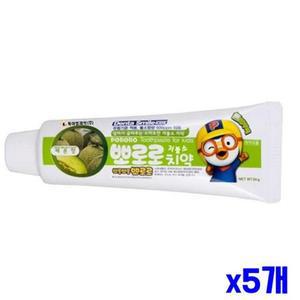 [RGP4O754]저불소 어린이치약 90g 메론향 x5개 구강청결