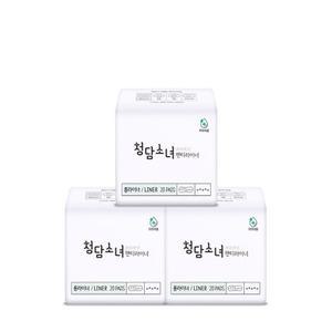 오리지널 대나무탑시트 생리대 팬티라이너 롱 20Px3팩