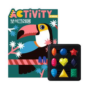[마이리틀타이거]액티비티스쿨-보석크레용