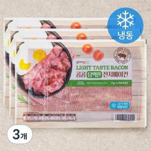 곰곰 담백한 전지베이컨(냉동) 1kg, 3개 one option