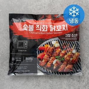 숯불 직화 닭꼬치 간장소스맛 (냉동) 800g, 1개 one option