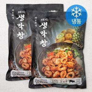 명품조선막창 과일숙성 돼지생막창 (냉동) 500g, 2팩 one option