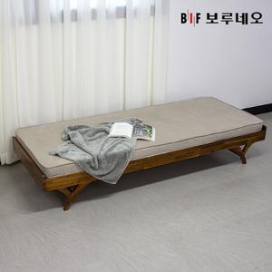 [보루네오]앳홈 스콧 원목 아쿠아텍스 데이베드 소파베드+매트리스