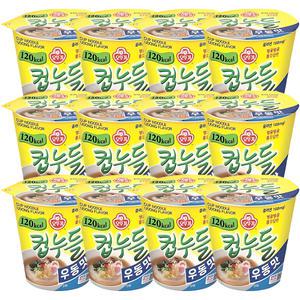 오뚜기 컵누들 우동맛 38.1g 12개 컵라면 소컵
