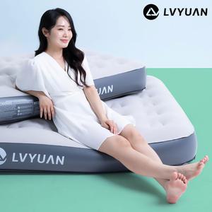 녹원 자동충전 에어매트 25cm 원터치 자충매트 야외 캠핑 휴대용 매트리스 펌프 내장형