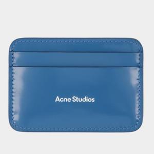아크네스튜디오 슬림 디자인 멀티플 카드 슬롯 카드 홀더 CG0262 AAL DENIM BLUE