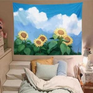 [BZJLSHFW_51AP]해바라기 패브릭포스터 100x75cm 바란스 D