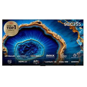 [기타]TCL  구글  4K QD Mini LED TV  98C755 / 248cm/벽걸이형