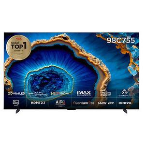 [기타]TCL  구글  4K QD Mini LED TV  98C755 / 248cm/스탠드형
