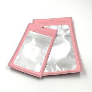 [셀러허브 패션][JHP0Q07T_51IL]지퍼백 핑크 컬러지퍼백 (12cmX20cm)