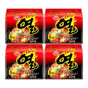 오뚜기 열라면 멀티팩 600g X 4개 (총20봉)