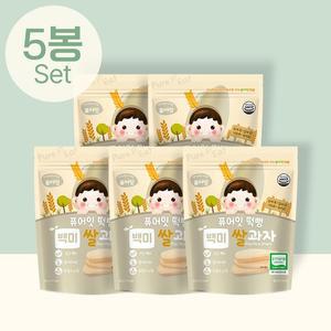 떡뻥 유기농 백미쌀과자 5봉세트 아이과자 간식