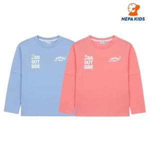 [롯데백화점]네파 버터 콜라보 레이어드 티셔츠 KKC5312