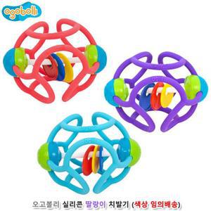오고볼리 실리콘 딸랑이형 치발기 유아치발기