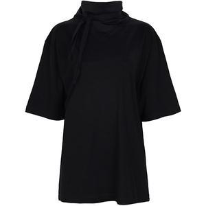 르메르 25SS 블랙 풀라드 스카프 반팔 티셔츠 TO1384 LJ1018 999