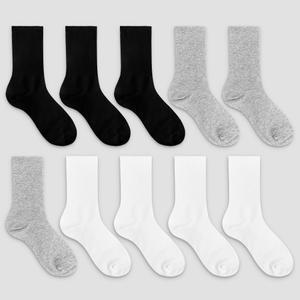 국산 10켤레 남자 여자 학생 면양말 무지 롱 장목양말