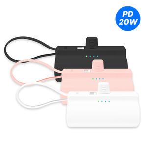 도킹형 고속 PD 20w 대용량 보조배터리 10,000mAh C타입 8핀케이블 LED 시그널