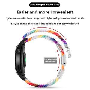 Redmi Watch 5 3 Lite 밴드 용 나일론 땋은 솔로 루프 스트랩 Xiaomi Watch 5 3 액티브 손목 밴드 땋은 탄