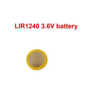 리튬 이온 충전식 배터리 셀, LIR1240, 3.6V, 50mAh