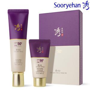 수려한 천삼 기미 잡티 커버 선 기획세트 (60ml+31ml) (SPF50+/PA++++)