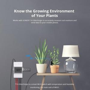 SONOFF MS01 WiFi 스마트 토양 수분 센서(RJ9 어댑터 포함) TH Elite/Origin 용 가정용 습도계 감지