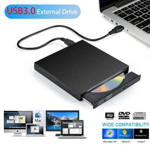 cd 리더기 롬 외장 외부 DVD 드라이브 USB3.0 CD/DVD 휴대용 플레이어 버너 데스크탑 노트북 PC 용 컴퓨터 광 디스크