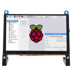 TFT LCD 디스플레이 터치 스크린 모니터 USB HDMI 호환 라즈베리 파이 5 4B + AIDA64 800x480 RGB 픽셀 인