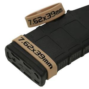 탄창 마킹 밴드, 7.62x39 5.56 나토 300 블랙아웃 6.5, CREEDMOOR 탄창 마킹 고무 밴드, 멀티 컬러, 6 개