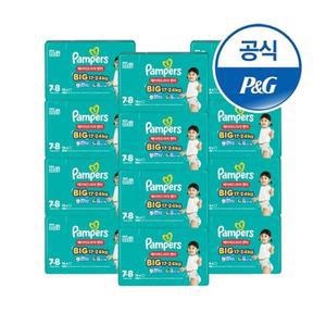 [기타]팸퍼스 2025 베이비드라이 팬티형 기저귀 7단계 12팩 (2박스)