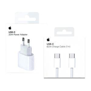 아이폰 정품충전기 애플 20W어댑터+60w USB-C-Charge케이블1m