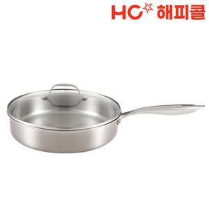 [본사직영] 해피콜 스테이 통3중 IH 스텐 소테팬 2p 세트 (팬28/뚜28)