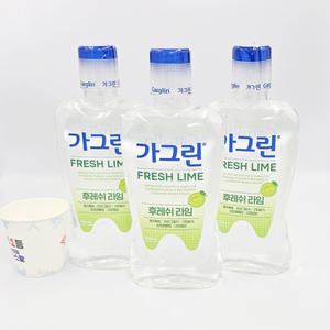 가그린 라임 750ml x 3개 + 가그린 100ml