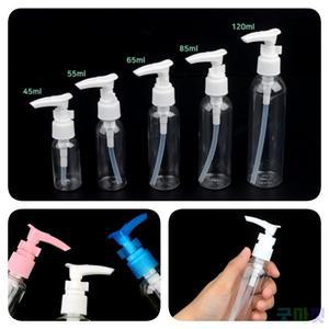 굿마켓 펌프형 투명 용기 55ML 바디워시공병 로션소분