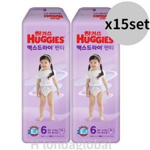하기스 뉴 맥스드라이 팬티 기저귀 여아 6단계 38매30팩