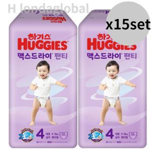 하기스 뉴 맥스드라이 팬티 기저귀 남아 4단계 52매30팩