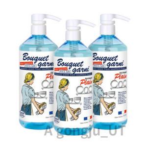 부케가르니 에코 주방세제 무향 대용량 퐁퐁 750ml 3p