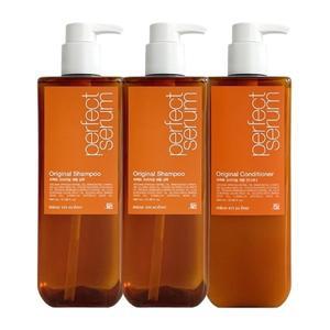 [미쟝센] 퍼펙트 오리지널 세럼 샴푸 680ml x2+컨디셔너