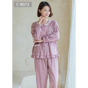 [기타]코지이지 국내산 30수 기모 선염 여성 긴팔 상하 세트 c8072 jxwnz926