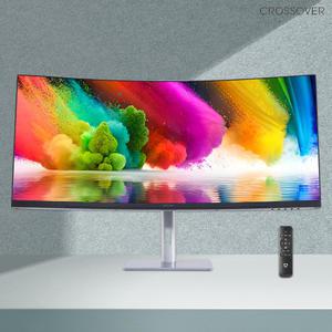 크로스오버 34WP165 86cm 와이드 165Hz 멀티스탠드 커브드 게이밍 컴퓨터 무결점 모니터