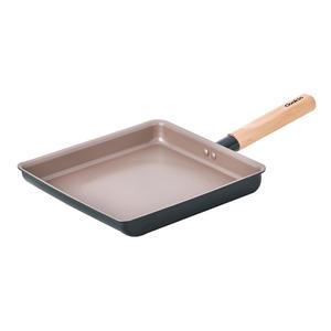 키친플라워 쿠킨 IH 인덕션겸용 라임우드 계란말이 사각팬 24cm, 1개
