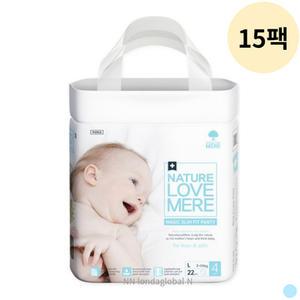 네이쳐러브메레 슈퍼슬림 팬티 기저귀 대형 22p 15팩