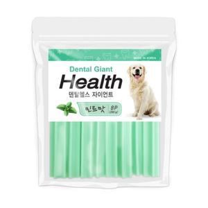 덴탈헬스플러스 자이언트 민트맛 8개입 260g 대형견 개껌