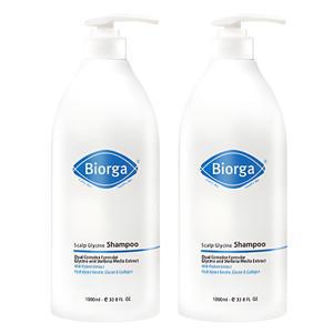 바이오가 두피 글라이신 샴푸 두피건강 대용량 아미노산 글라이신 단백질 1000ml X 2개