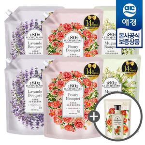[비밀특가] 르샤트라 고농축 섬유유연제 리필 1.6L x6개 (+섬유유연제200ml 증