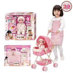 [아기인형코코]맘마놀이코코+코코인형유모차+낮잠가방 SET