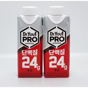 [제이알인터내셔널] 오리온 닥터유 프로 단백질 드링크 초코 250ml 12개