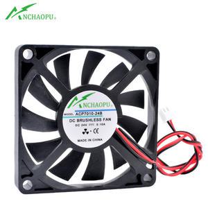 섀시 70MM, 인버터용 CPU 공급 12V, 냉각 7CM, LOGIC 충전기 70X70X10MM, 24V, 장치 선풍기, POWER ACP7010, DC5V, 2핀