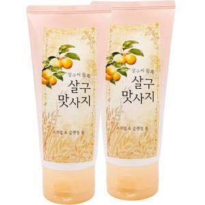 드봉 살구씨 듬뿍 살구맛사지 스크럽 클렌징 폼 120g x2개