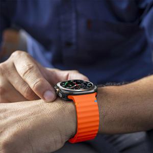갤럭시 시계 울트라 47mm 스트랩 액세서리에 대한 실리콘 스트랩 Smartwatch 팔찌 correa 갤럭시 시계 7 울트라 스포츠 밴드